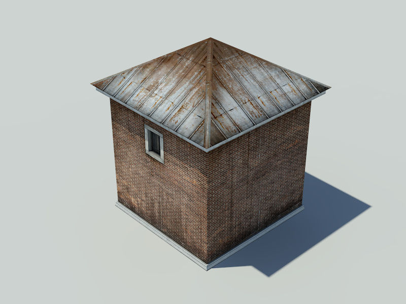 Building Pack 2  Low-poly 3D model_42