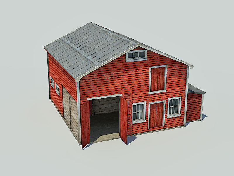 Building Pack 2  Low-poly 3D model_74