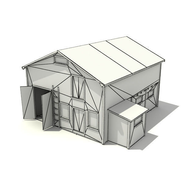 Building Pack 2  Low-poly 3D model_78