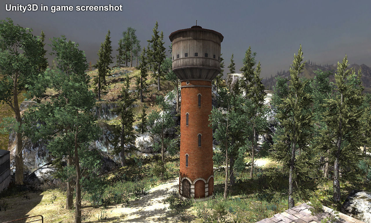 Building Pack 2  Low-poly 3D model_52