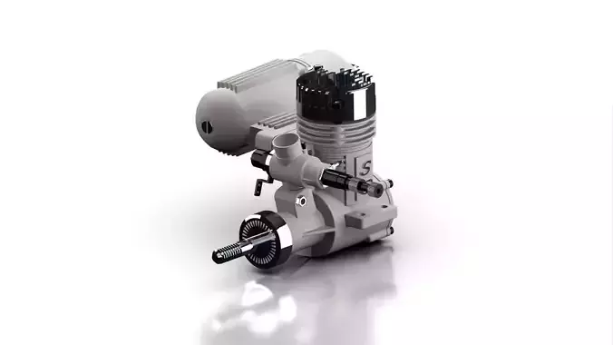RC Engine Free 3D model