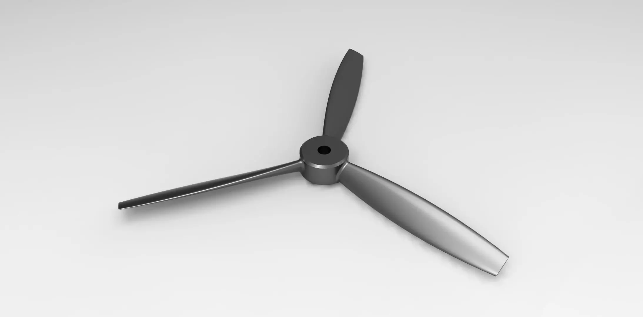 3 Blade Prop Free 3D model_0