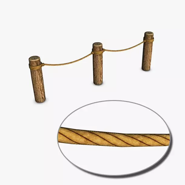 Log Barrier 3D model_0