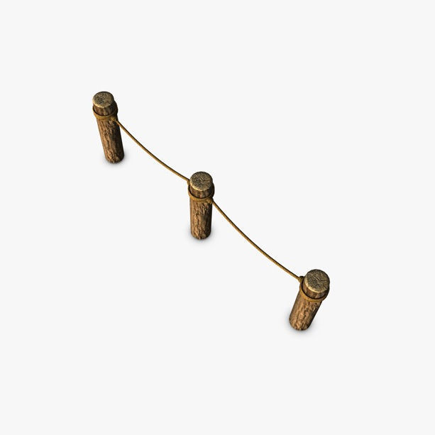 Log Barrier 3D model_5