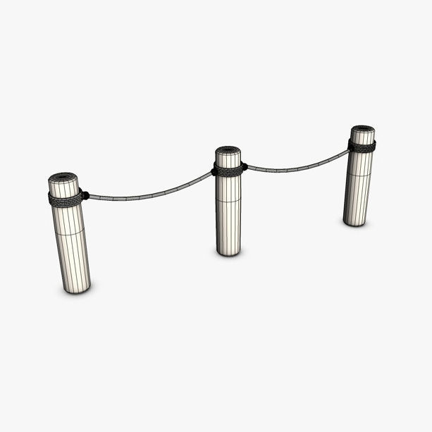 Log Barrier 3D model_4