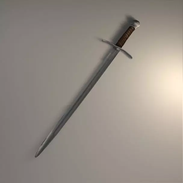 Medieval Sword Design 3D model_0