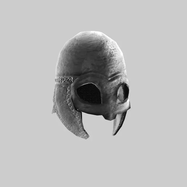 Medieval Helmet 3D model_0