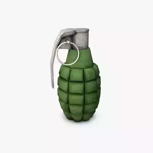 Low Poly Hand Grenade