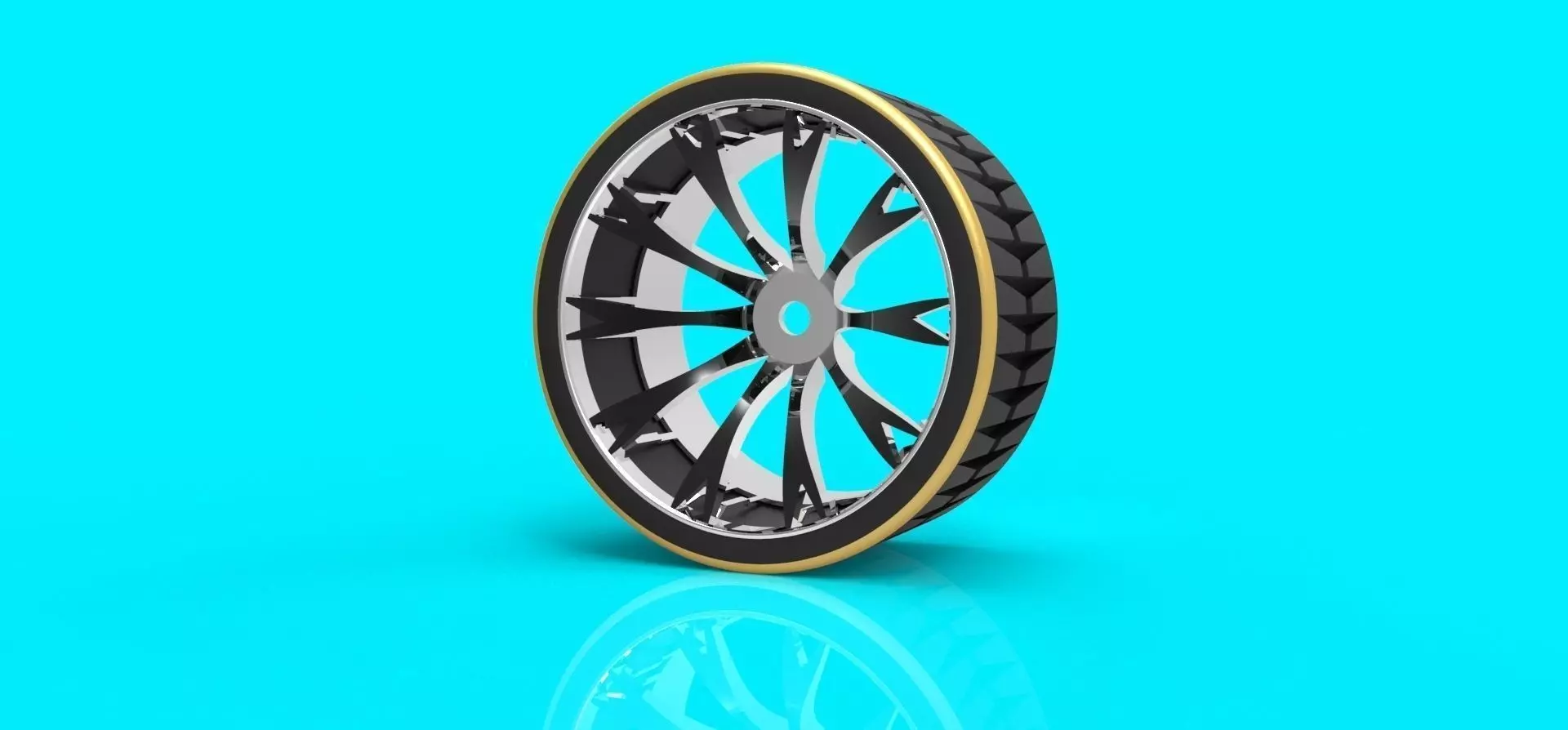 Alloy Wheels Free 3D model