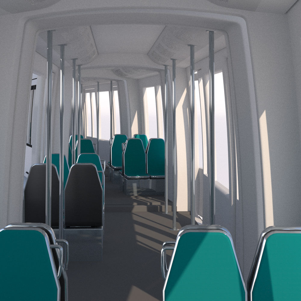 City Tram II 3D model_3