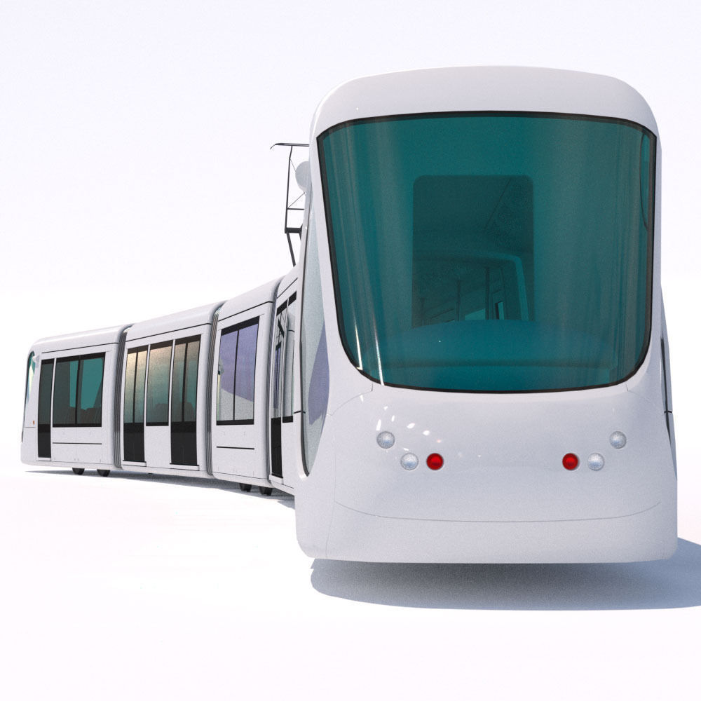 City Tram II 3D model_1