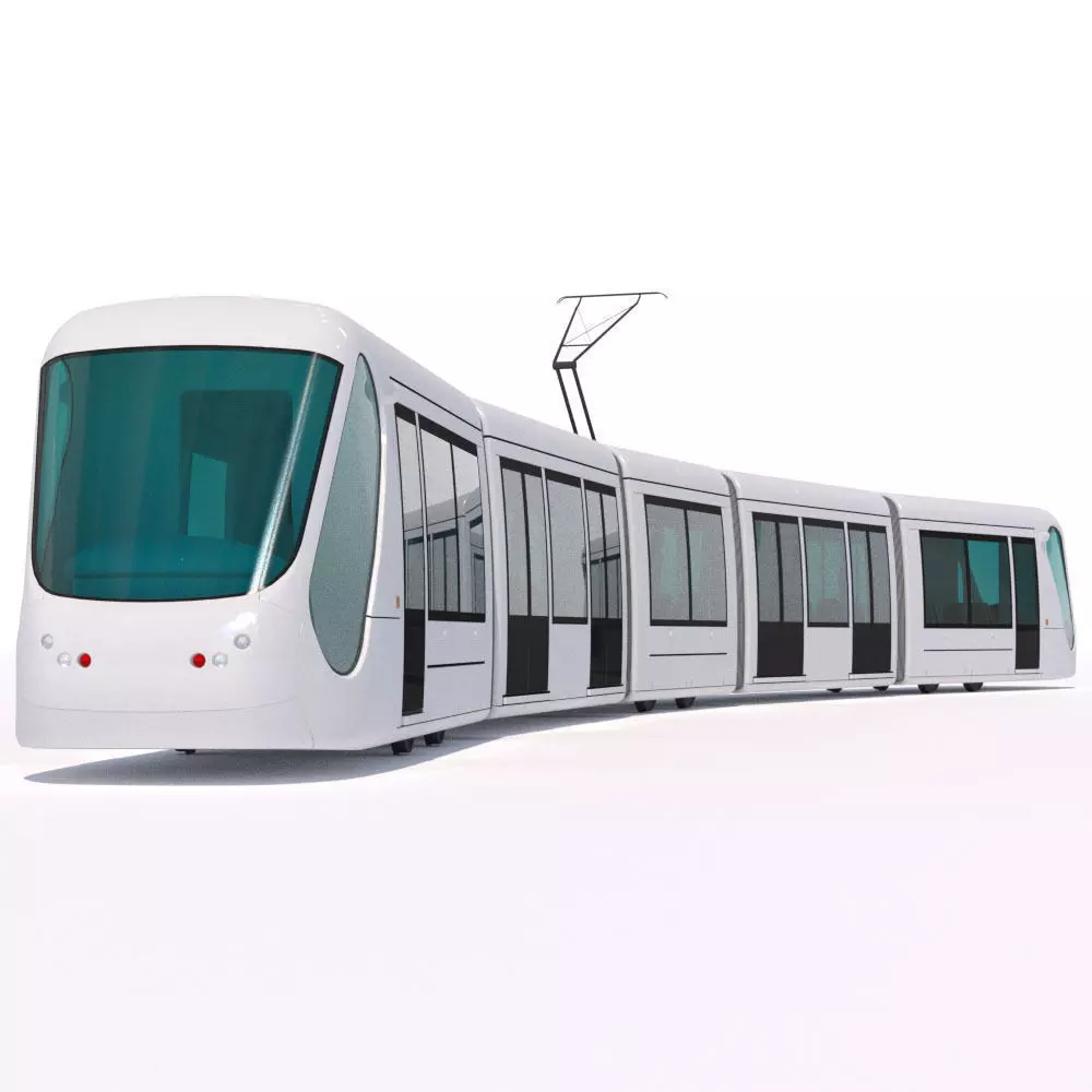 City Tram II 3D model_0