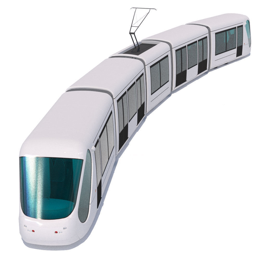 City Tram II 3D model_2