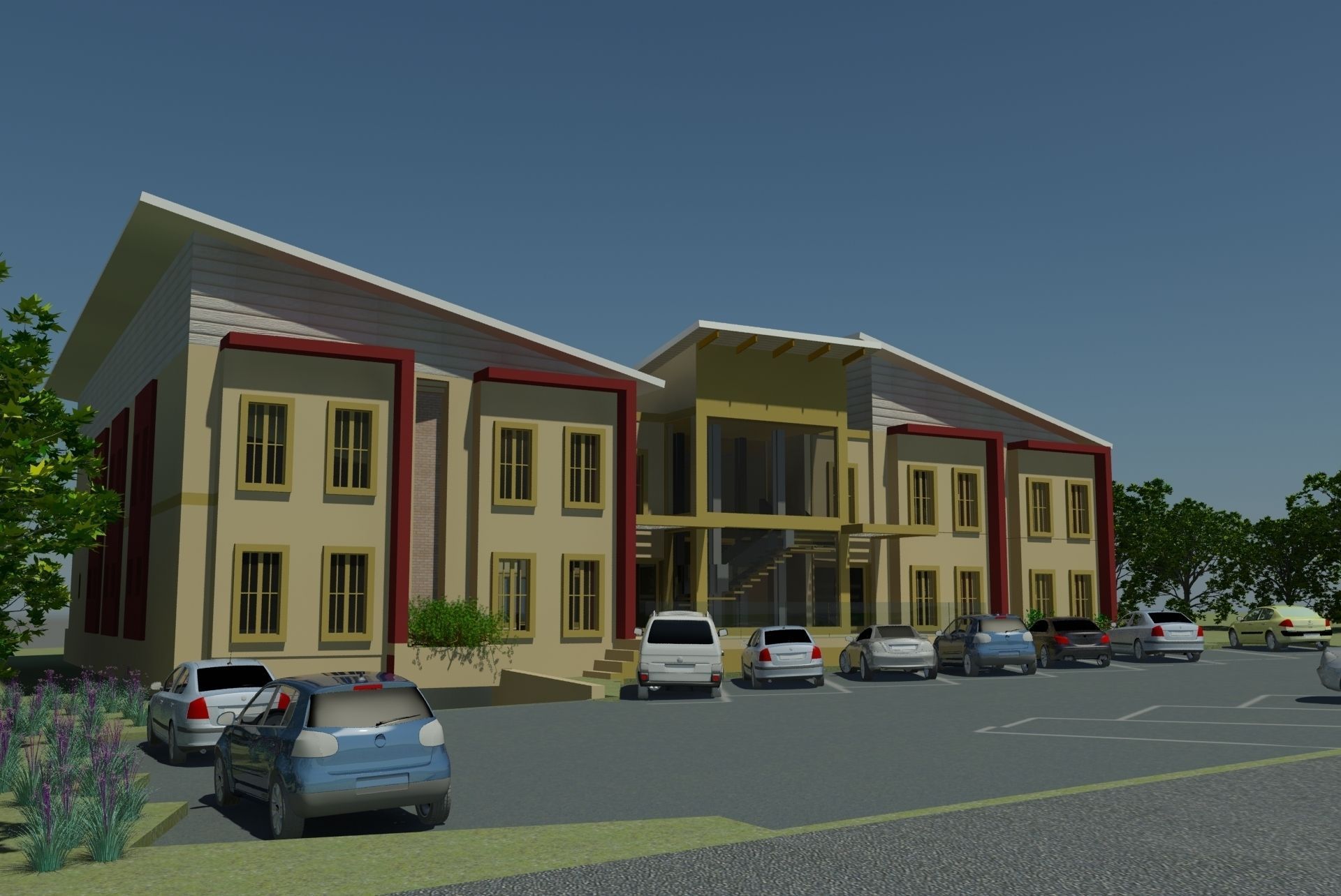 Doctor Offices Low-poly 3D model_9