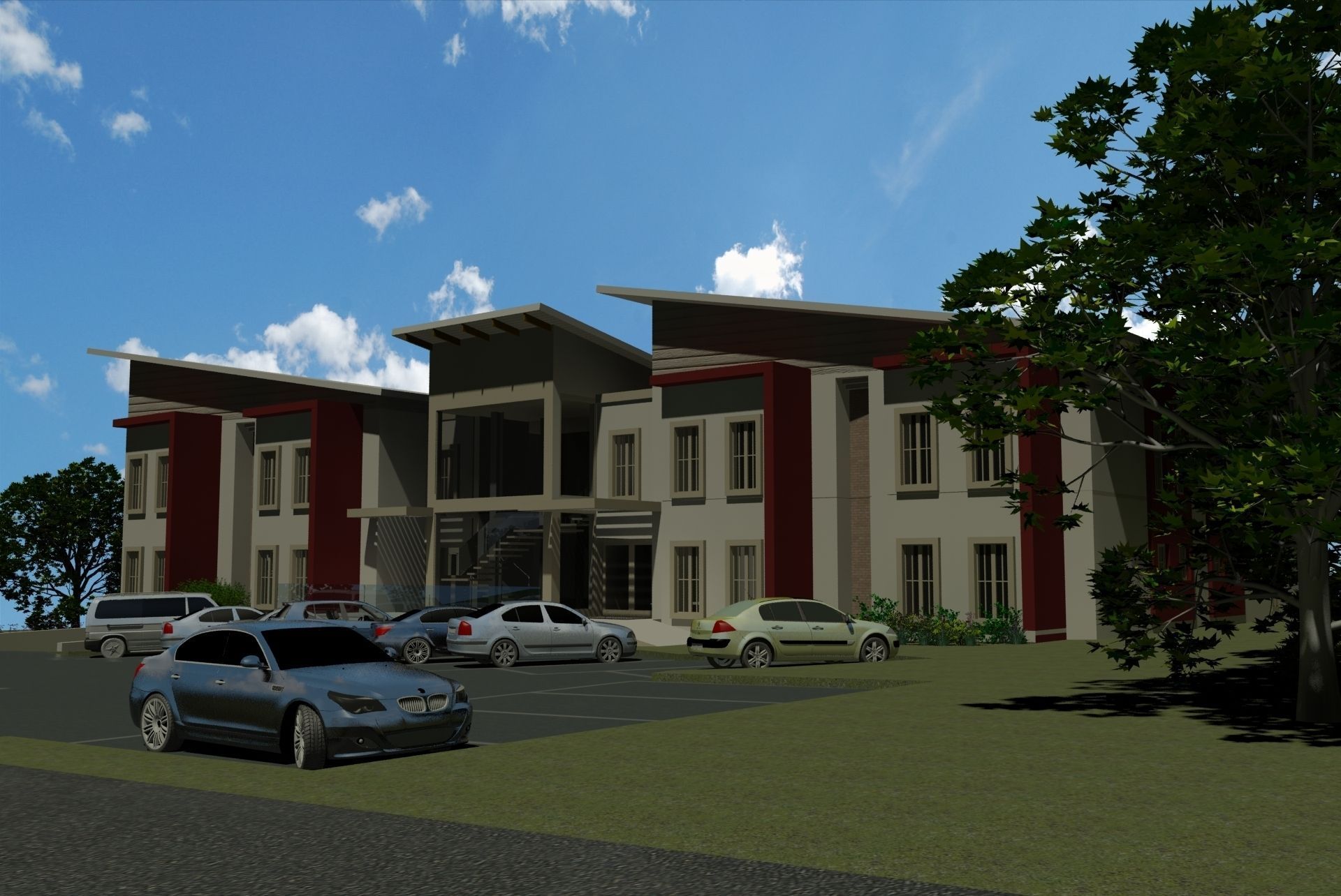 Doctor Offices Low-poly 3D model_3