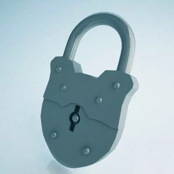 Old Lock 3D model | CGTrader