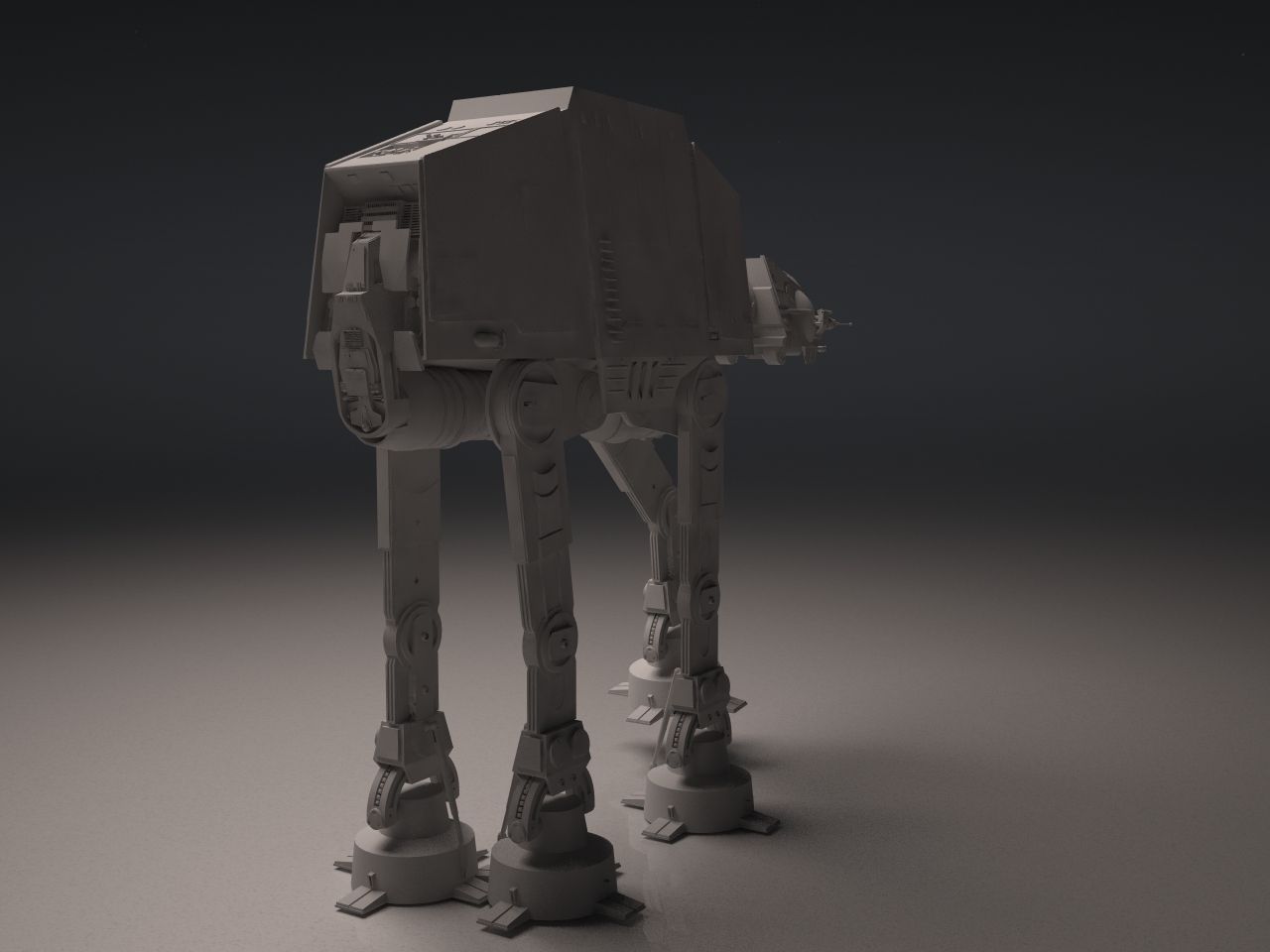 Imperial Walker ATAT 3D print model_2