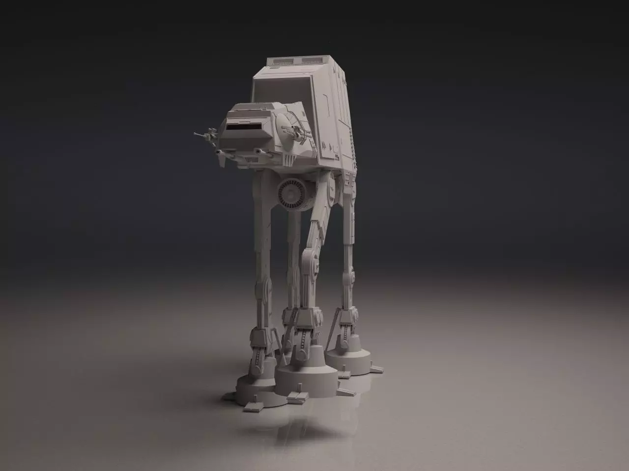 Imperial Walker ATAT 3D print model_0