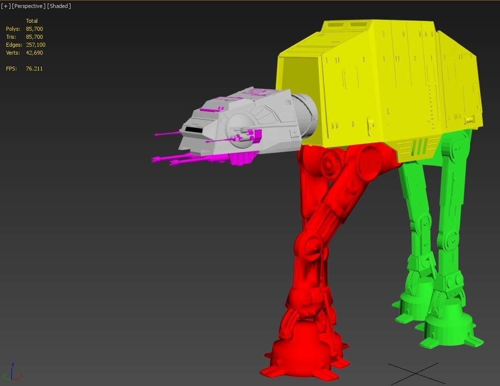 Imperial Walker ATAT 3D print model_4