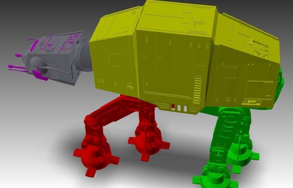 Imperial Walker ATAT 3D print model_5