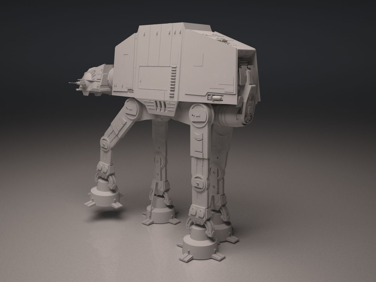 Imperial Walker ATAT 3D print model_1
