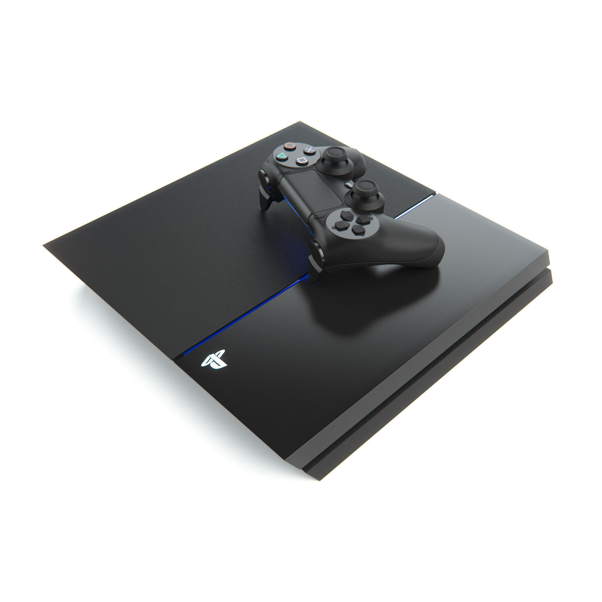 Sony PlayStation 4 3D model_5
