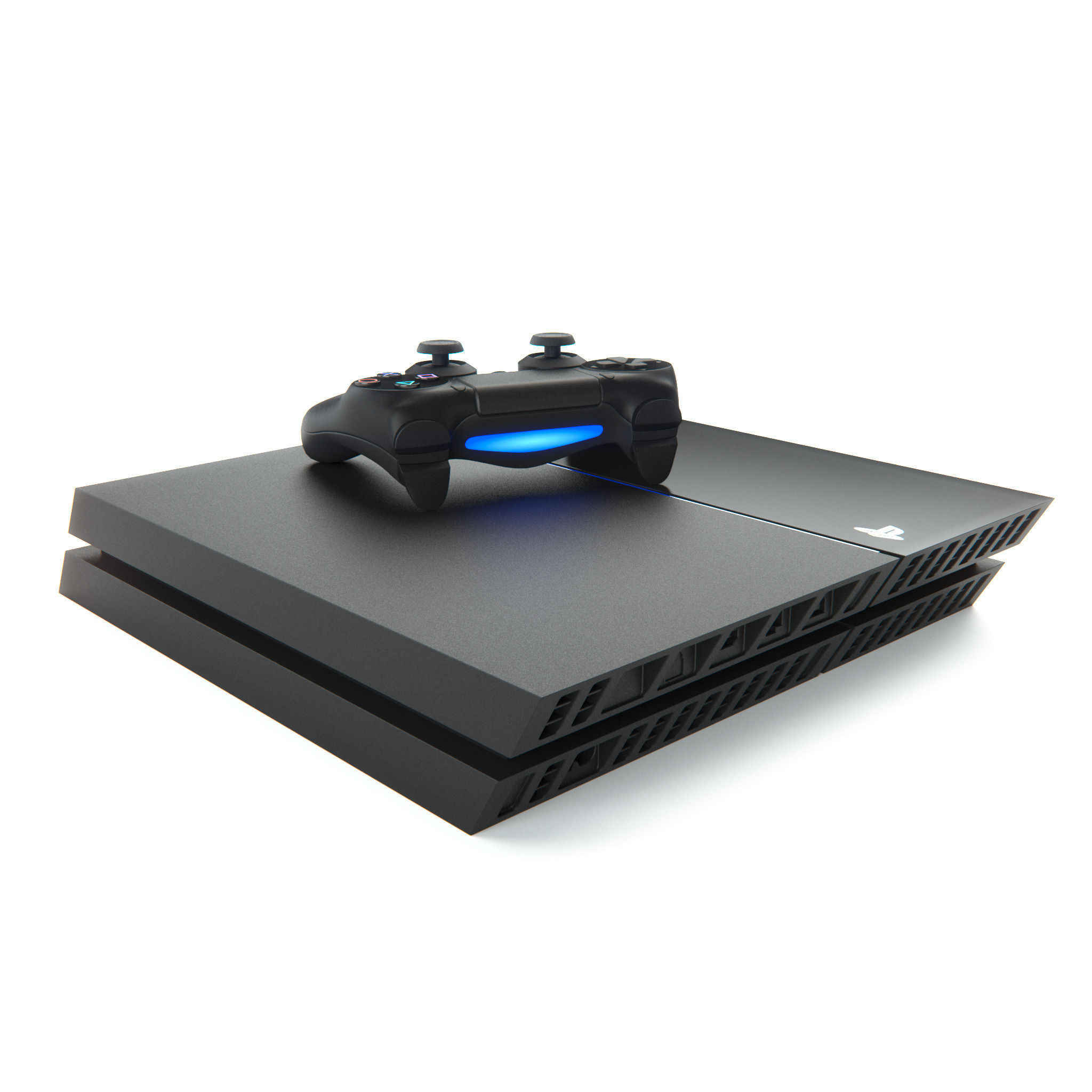 Sony PlayStation 4 3D model_7