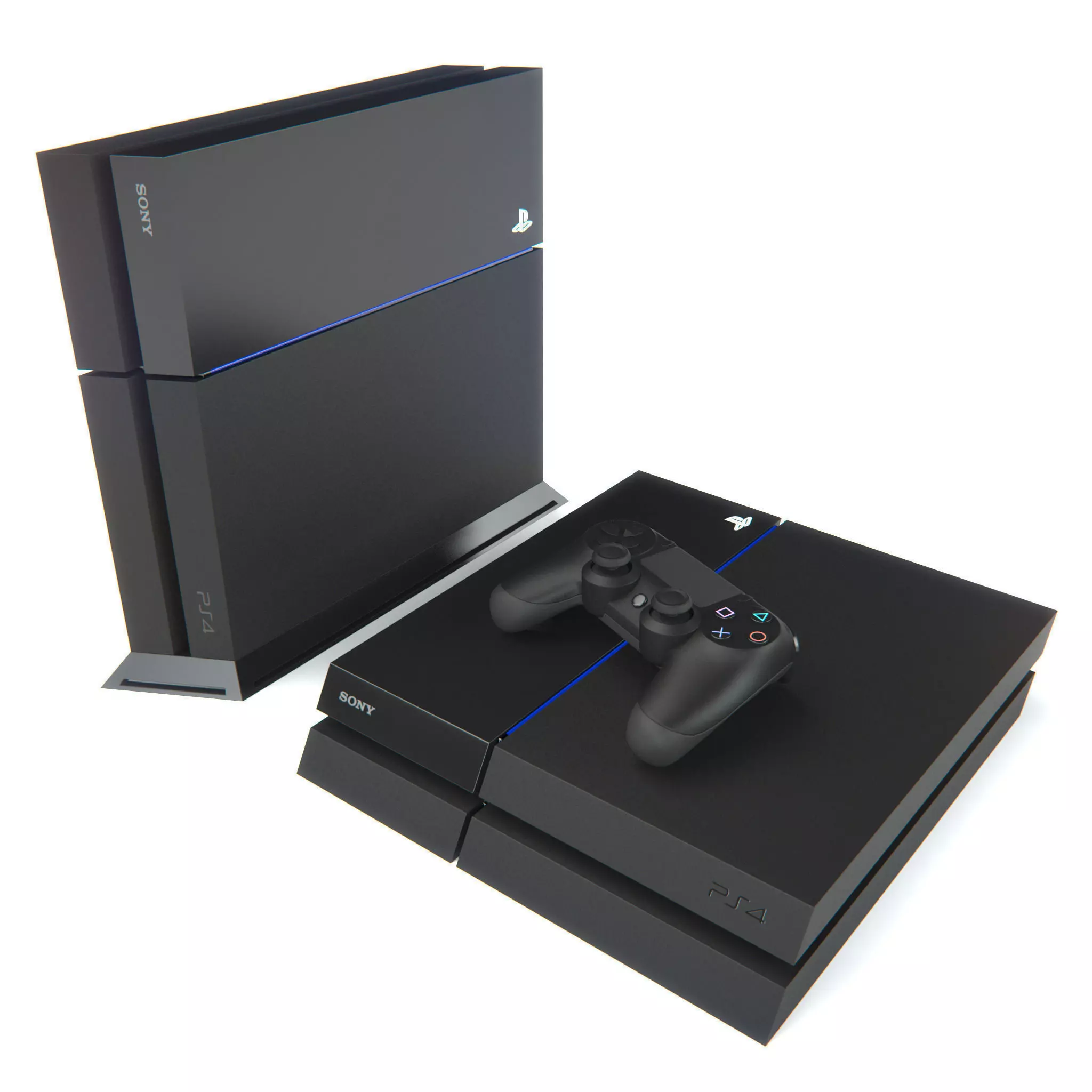 Sony PlayStation 4 3D model_0