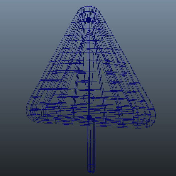 Warning sign  3D model_5