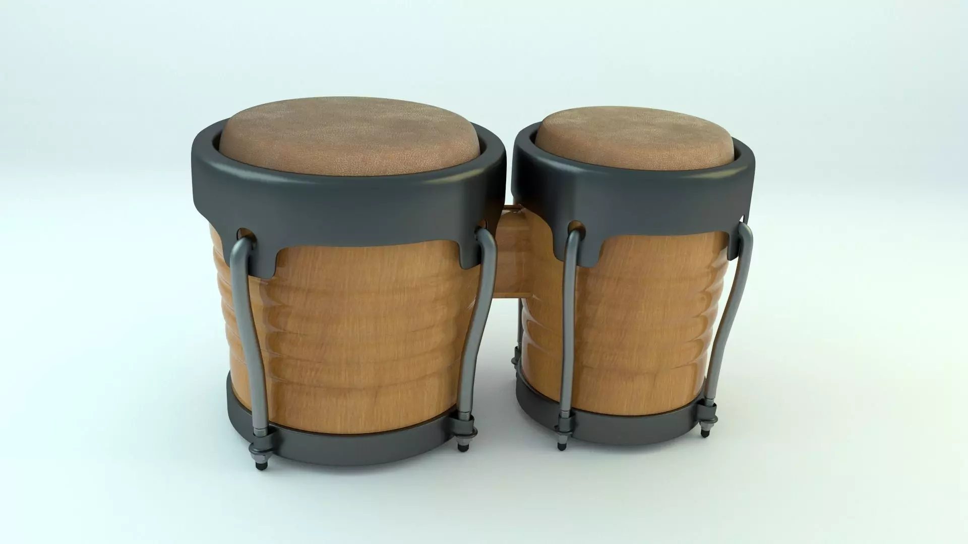 Bongo Drums 3D model