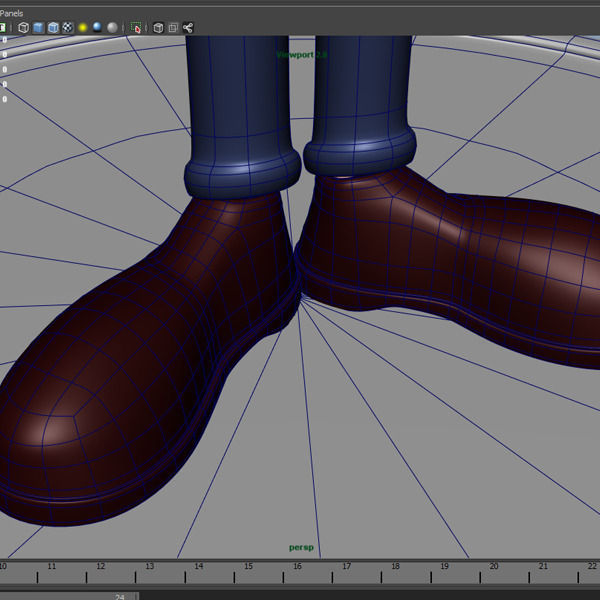 Businessman cartoon 3D model_11