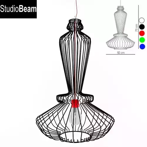Elena pendant Studio Beam 3D model