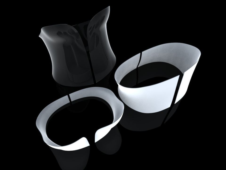 Corset three pieces of clothing Free 3D print model_1