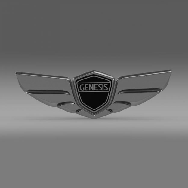 Genesis 3d logo 3D model_1