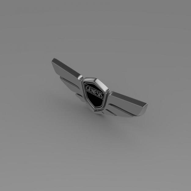 Genesis 3d logo 3D model_3