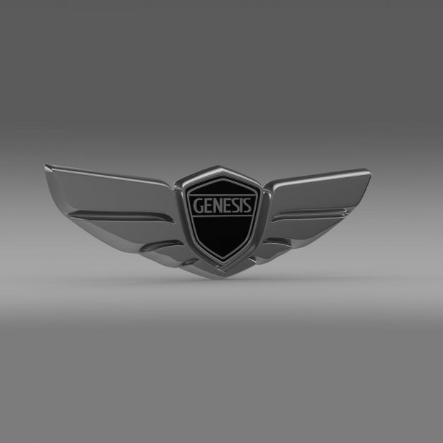 Genesis 3d logo 3D model_2