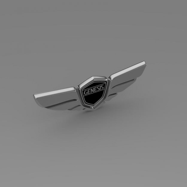 Genesis 3d logo 3D model_5