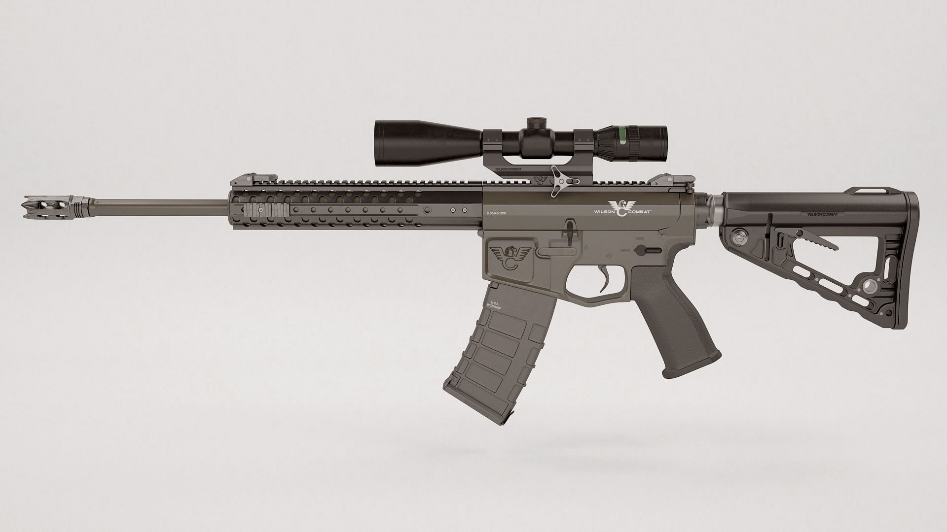 Wilson Combat Recon Tactical 3D model_4