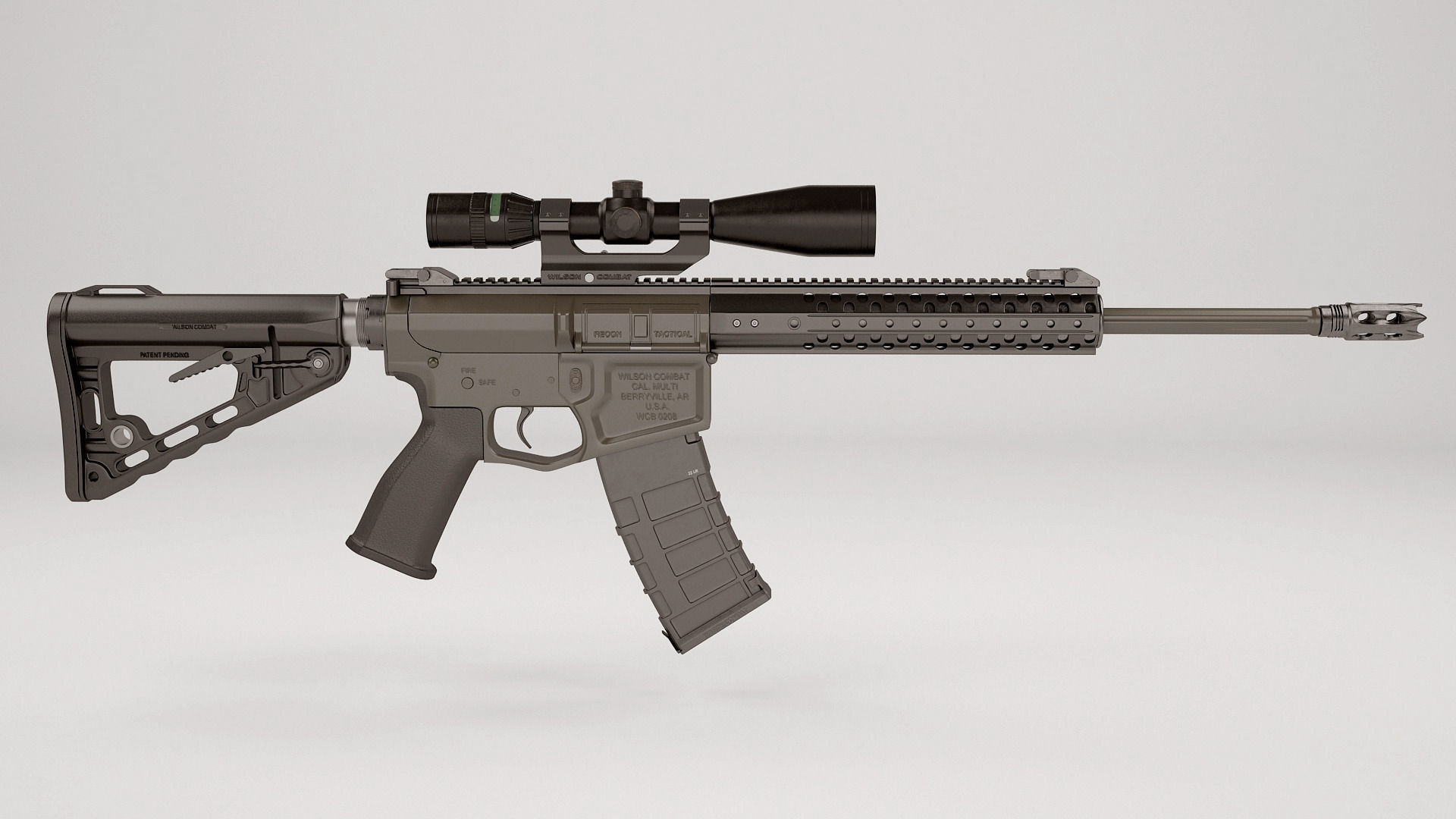 Wilson Combat Recon Tactical 3D model_1