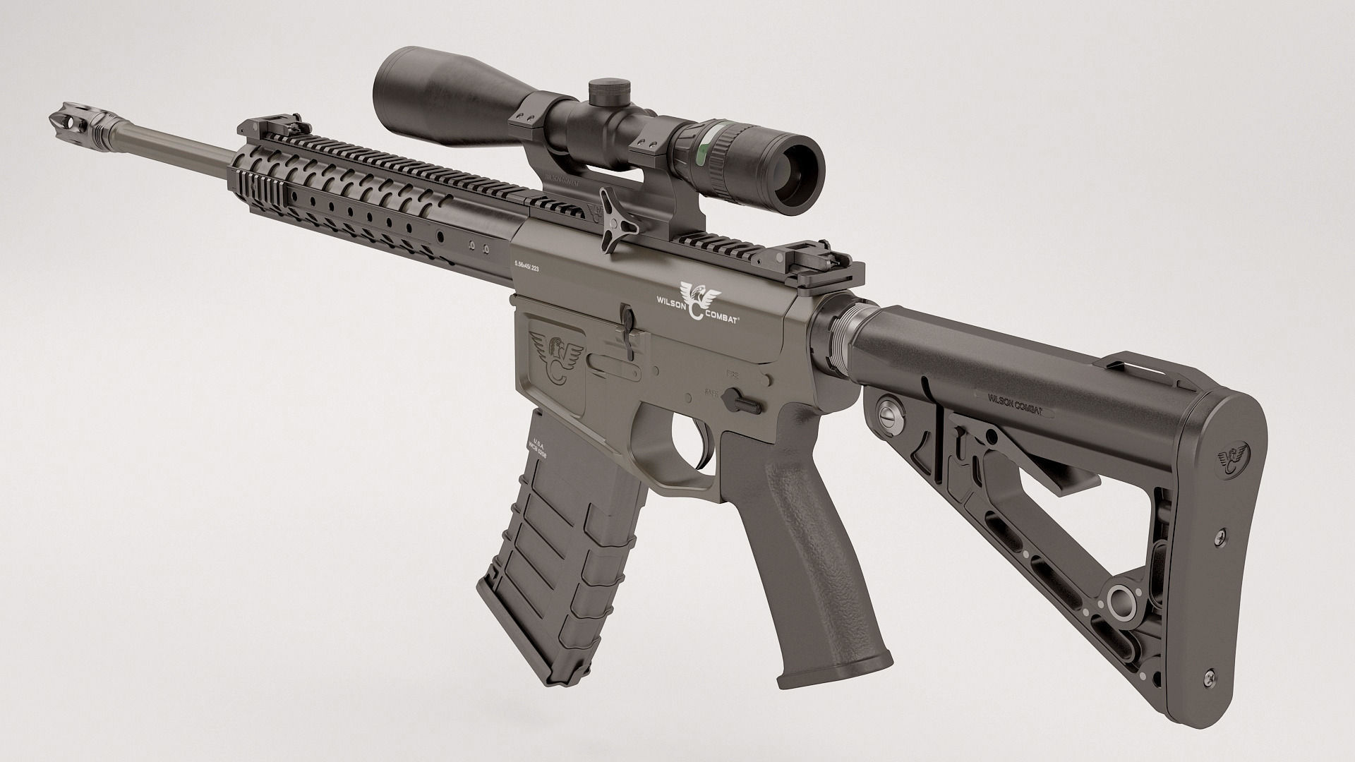 Wilson Combat Recon Tactical 3D model_6