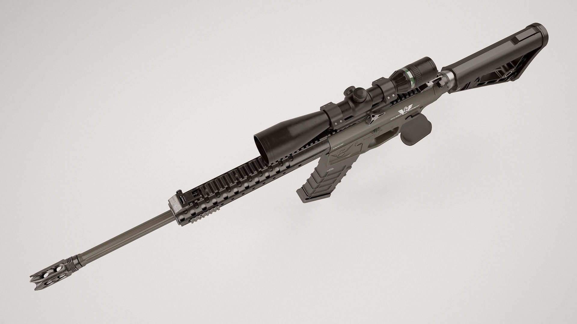 Wilson Combat Recon Tactical 3D model_3