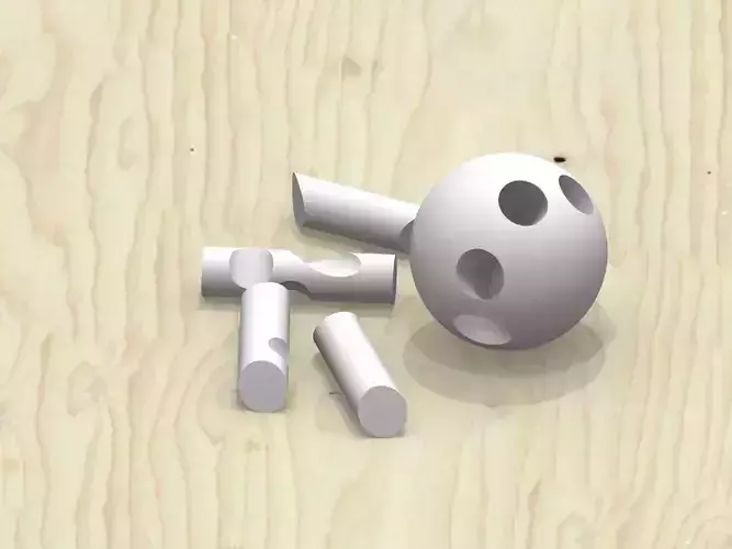 Sphere Puzzle Toy Free 3D print model