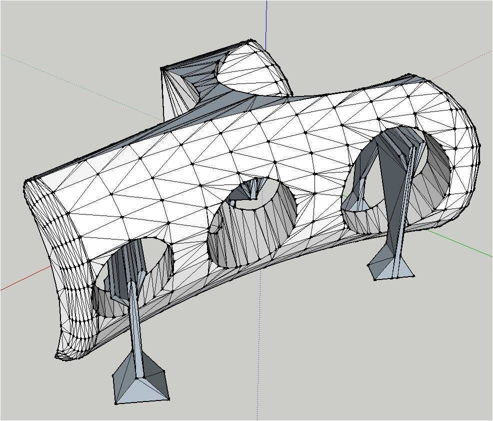 Printed End Table  3D print model_11