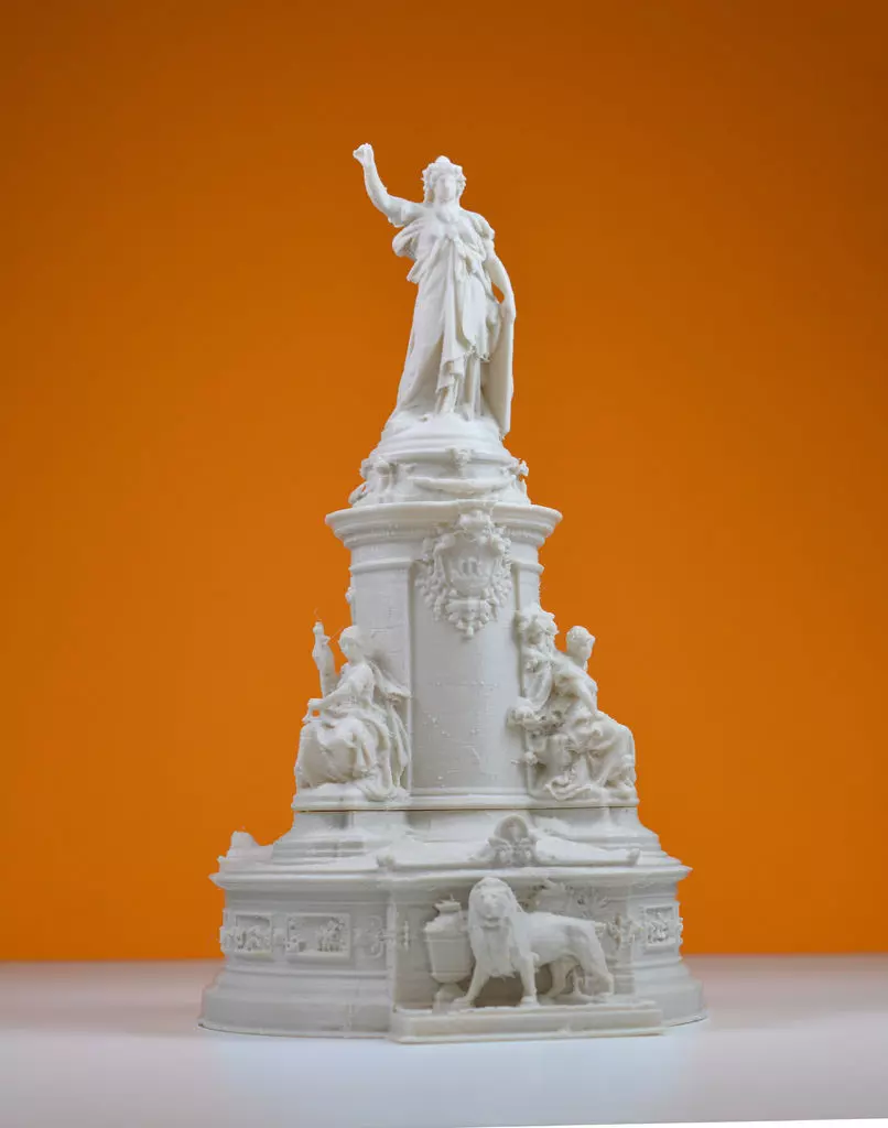 Place de la Republique in Paris Free 3D print model