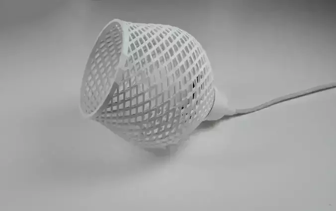 Shapeshifter Lampshade inspired by the Dentelle collection Free 3D print model