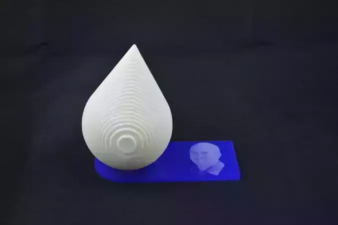Urn spherical button Free 3D print model