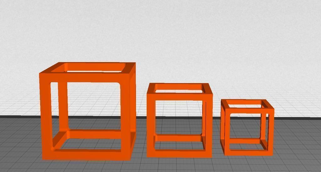 The Triple Cube Bridge Test Free 3D print model_2