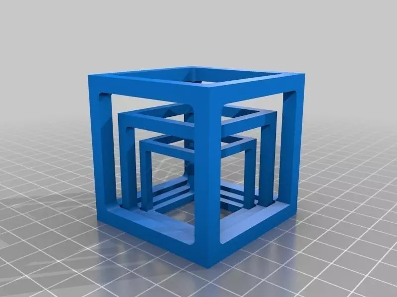 The Triple Cube Bridge Test Free 3D print model_0