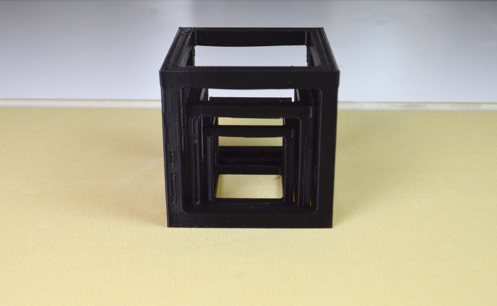 The Triple Cube Bridge Test Free 3D print model_1