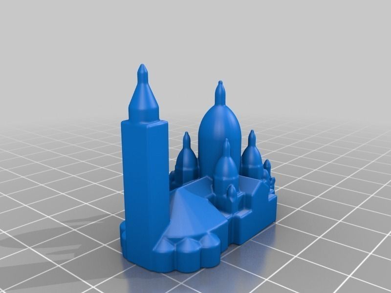 Famous Paris Buildings Free 3D print model_9